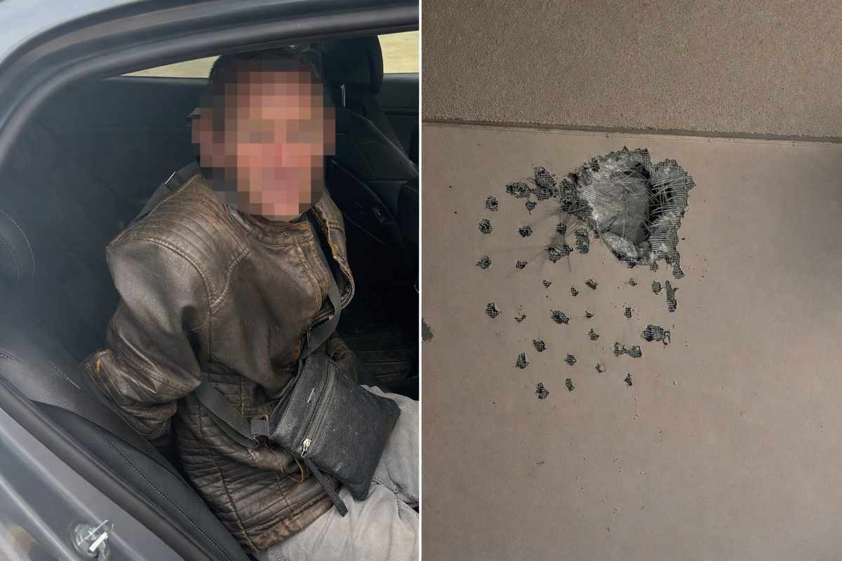 Włamał się do garażu i siekierą rozbijał ścianę