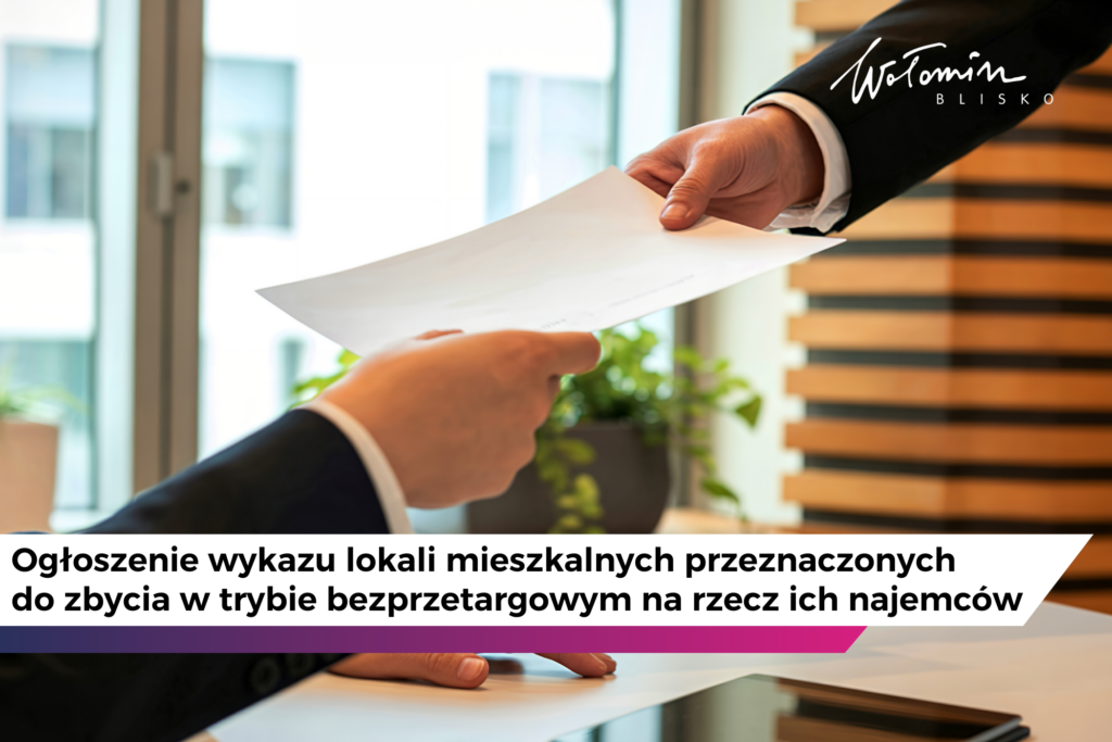 Wykaz lokali mieszkalnych przeznaczonych do zbycia w trybie bezprzetargowym na rzecz ich najemców