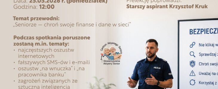 Zapraszamy na spotkanie dotyczące bezpieczeństwa w internecie
