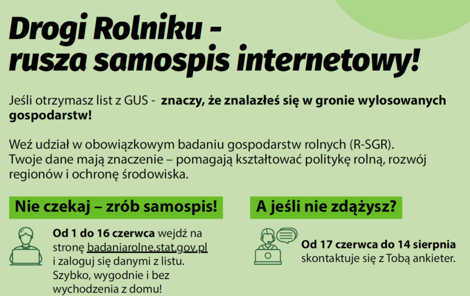 Zintegrowane statystyki rolnych gospodarstw 2026