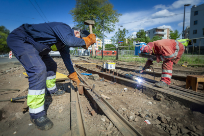 Długi weekend bez tramwajów w dzielnicy Młociny