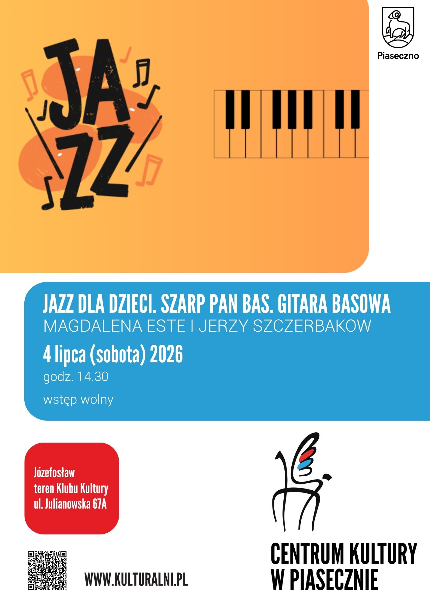 Jazz dla dzieci w Józefosławiu odbędzie się