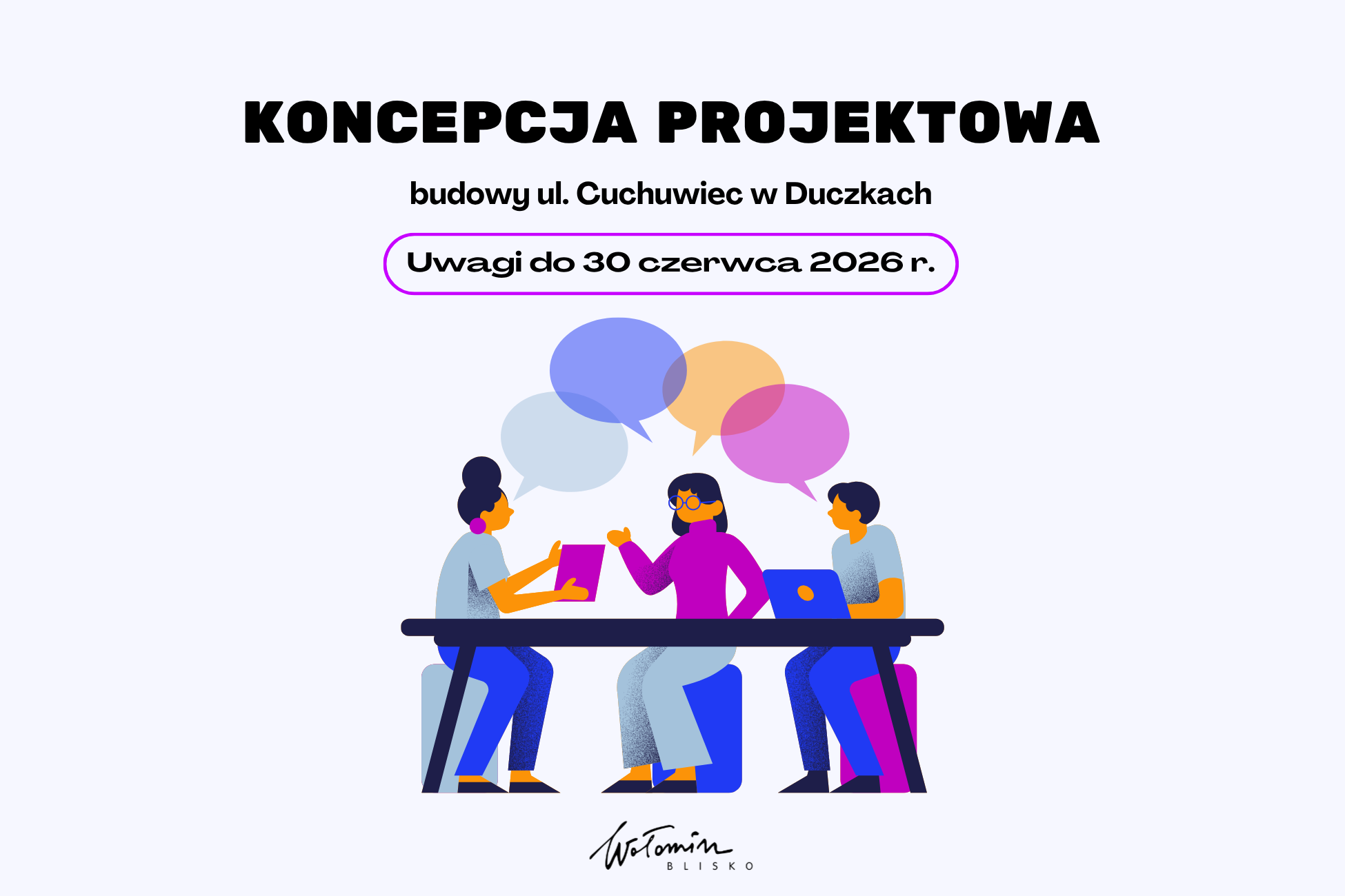 Koncepcja budowy ul. Cuchuwiec – uwagi można zgłaszać do 30 czerwca