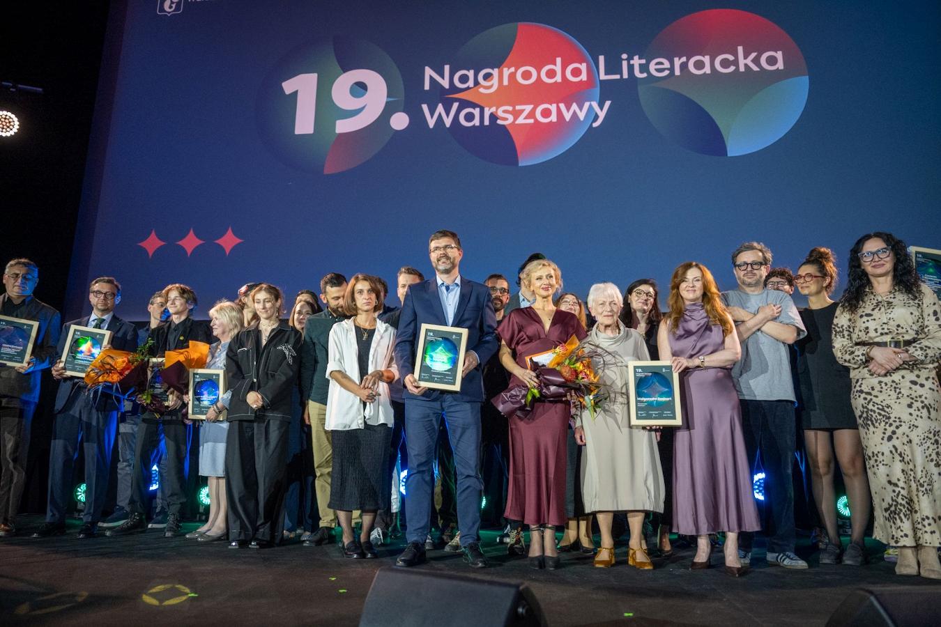 Ogłoszono laureatów 19. Nagrody Literackiej Warszawy