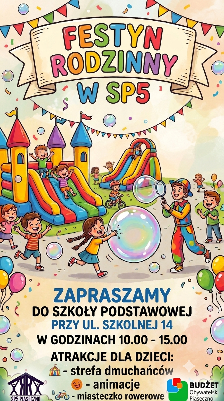 Rodzinny festyn w SP5 w ramach BO