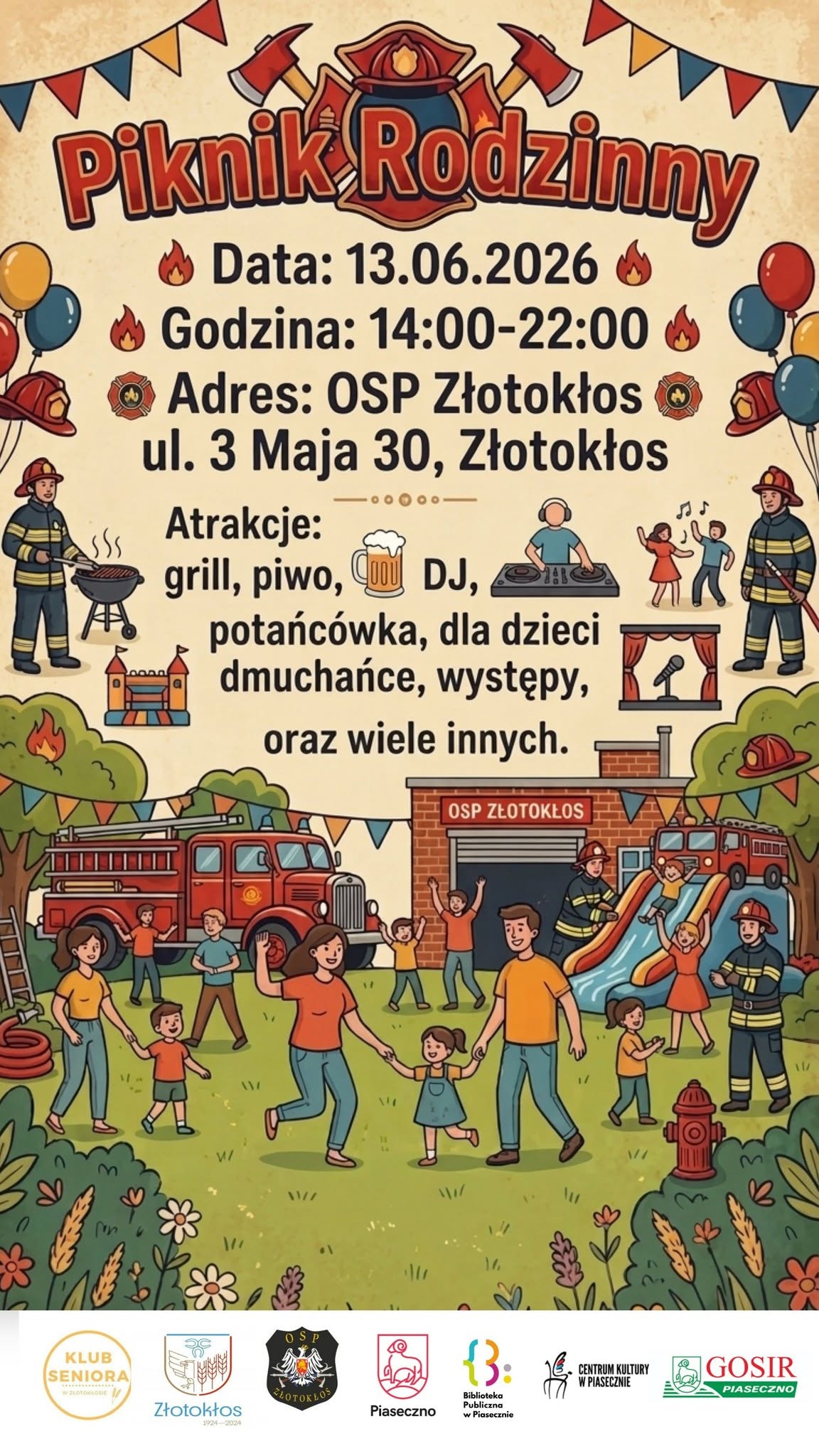 Rodzinny piknik w Złotokłosie 2026