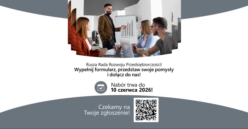 Rozpoczął się nabór do Rady Rozwoju Przedsiębiorczości
