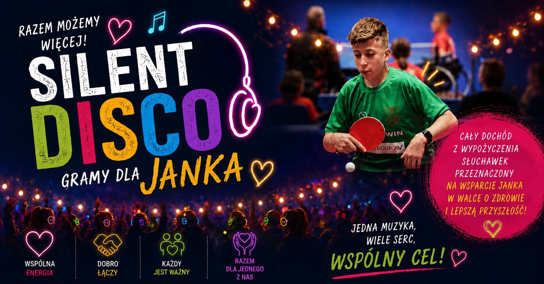 Silent Disco w Józefosławiu dla Janka