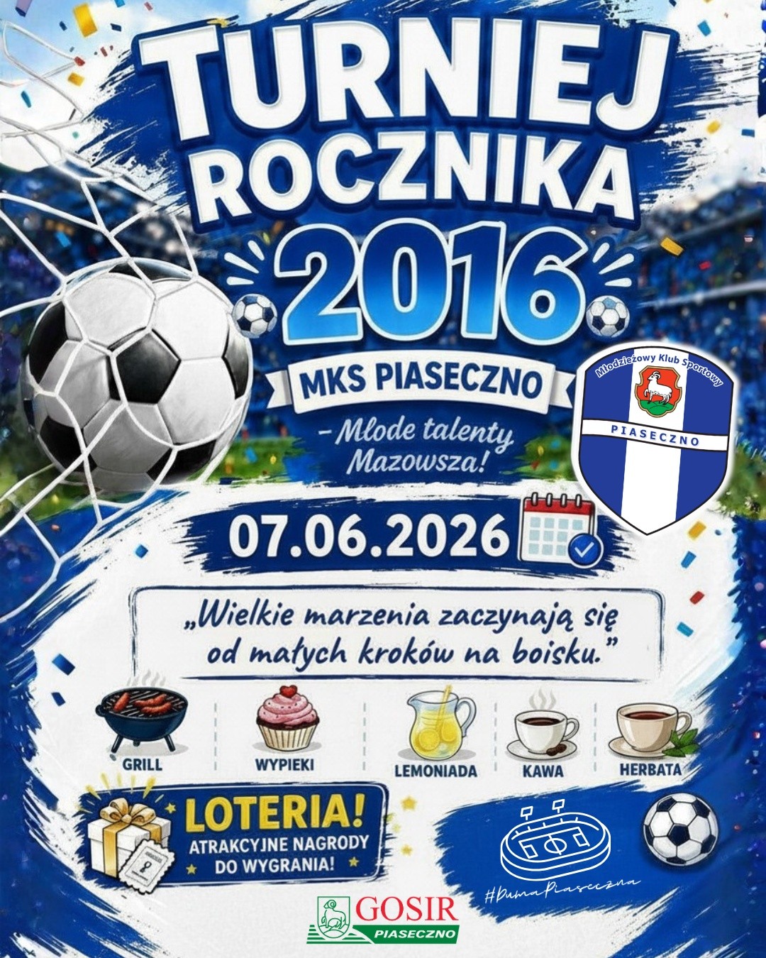 Turniej dla rocznika 2016 MKS Piaseczno