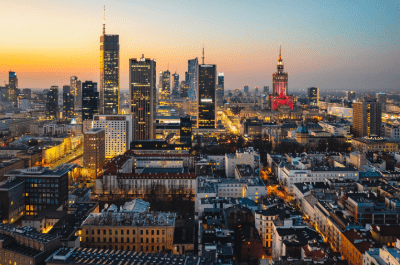 Warszawa w TOP 5 Europy. Stolica napędza inwestycyjny sukces kraju